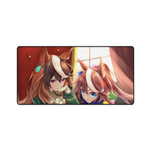 Load image into Gallery viewer, Symboli Rudolf &amp; Tokai Teio Mouse Pad (Desk Mat)

