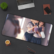 Load image into Gallery viewer, Lycoris Recoil Takina Inoue, Chisato Nishikigi Mouse Pad (Desk Mat) On Desk

