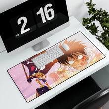 Load image into Gallery viewer, One Piece Monkey D. Luffy Mouse Pad (Desk Mat) With Laptop
