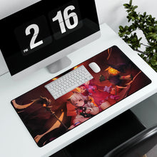 Load image into Gallery viewer, Witch girls Mouse Pad (Desk Mat) With Laptop
