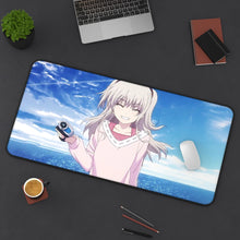 Load image into Gallery viewer, Nao Tomori smiling Mouse Pad (Desk Mat) On Desk
