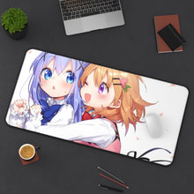 Load image into Gallery viewer, Is The Order A Rabbit? Mouse Pad (Desk Mat) On Desk
