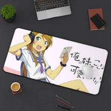 Load image into Gallery viewer, Oreimo Kirino Kousaka Mouse Pad (Desk Mat) On Desk
