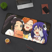 Load image into Gallery viewer, The World God Only Knows Elucia De Lute Ima, Mari Katsuragi Mouse Pad (Desk Mat) On Desk
