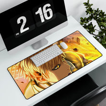 Load image into Gallery viewer, Anime One-Punch Man Mouse Pad (Desk Mat) With Laptop
