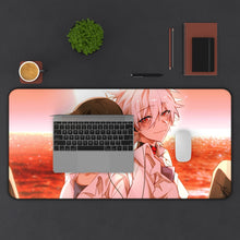 Load image into Gallery viewer, Neon Genesis Evangelion Shinji Ikari, Kaworu Nagisa Mouse Pad (Desk Mat) With Laptop
