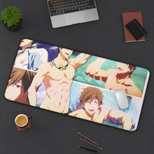 Load image into Gallery viewer, Free! Makoto Tachibana Mouse Pad (Desk Mat) On Desk
