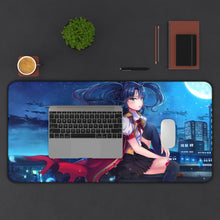 Load image into Gallery viewer, Night Sky Mouse Pad (Desk Mat) With Laptop
