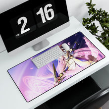 Load image into Gallery viewer, Magical Girl Lyrical Nanoha Mouse Pad (Desk Mat) With Laptop

