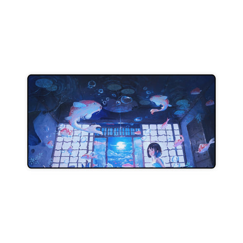 Anime Girl Mouse Pad (Desk Mat)