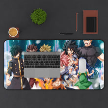 Load image into Gallery viewer, Laxus Dreyar Natsu Dragneel Mouse Pad (Desk Mat) With Laptop
