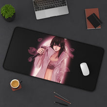 Load image into Gallery viewer, Beelzebub Mouse Pad (Desk Mat) On Desk
