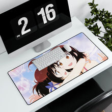 Load image into Gallery viewer, Nisekoi Kosaki Onodera Mouse Pad (Desk Mat) With Laptop
