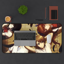 Load image into Gallery viewer, Mei,Kouichi,Naoya and Izumi Mouse Pad (Desk Mat) With Laptop
