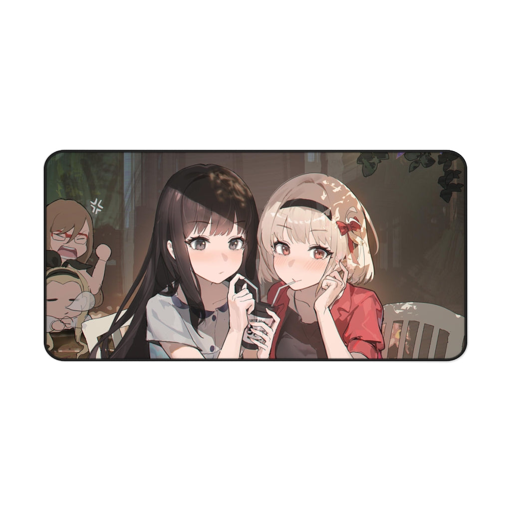 Lycoris Recoil Takina Inoue, Chisato Nishikigi Mouse Pad (Desk Mat)
