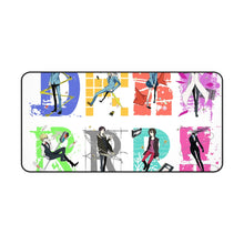 Load image into Gallery viewer, Durarara!! Izaya Orihara, Shizuo Heiwajima, Celty Sturluson, Masaomi Kida, Anri Sonohara Mouse Pad (Desk Mat)

