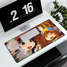 Load image into Gallery viewer, Hakumei to Mikochi Mouse Pad (Desk Mat) With Laptop
