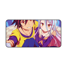 Load image into Gallery viewer, Sora and Shiro Mouse Pad (Desk Mat)
