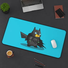 Load image into Gallery viewer, Pikachu as Armored Batman Mouse Pad (Desk Mat) On Desk
