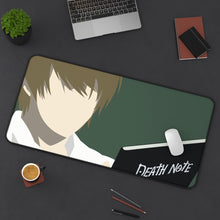 Load image into Gallery viewer, Light Yagami 8k Mouse Pad (Desk Mat) On Desk
