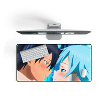 Load image into Gallery viewer, Kirito and Sinon / Kirito x Sinon Mouse Pad (Desk Mat)
