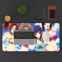 Load image into Gallery viewer, Sound! Euphonium Mizore Yoroizuka, Natsuki Nakagawa, Nozomi Kasaki, Yuuko Yoshikawa Mouse Pad (Desk Mat) With Laptop
