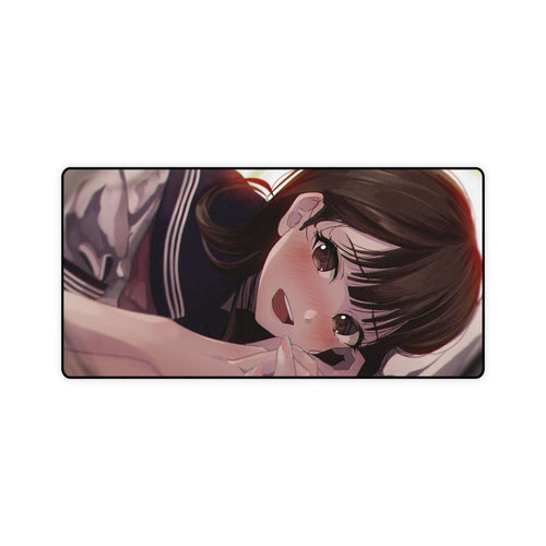 Anime Girl Mouse Pad (Desk Mat)