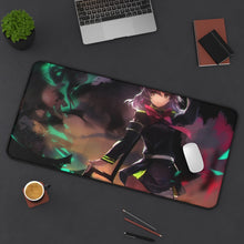 Load image into Gallery viewer, Seraph Of The End Mouse Pad (Desk Mat) On Desk
