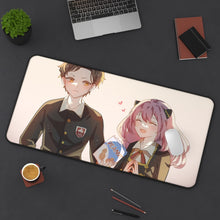 Load image into Gallery viewer, Spy X Family Mouse Pad (Desk Mat) On Desk
