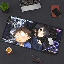 Load image into Gallery viewer, Accel World Kuroyukihime, Haruyuki Arita Mouse Pad (Desk Mat) On Desk
