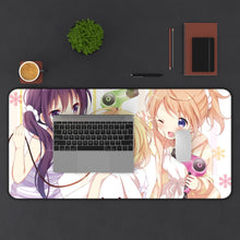 Load image into Gallery viewer, Is The Order A Rabbit? Mouse Pad (Desk Mat) With Laptop
