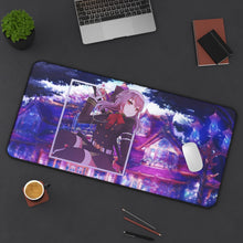 Load image into Gallery viewer, Shinoa Hīragi Mouse Pad (Desk Mat) On Desk
