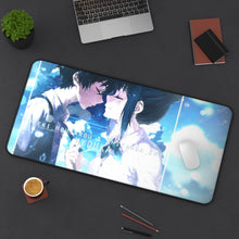 Load image into Gallery viewer, Eru Chitanda  And  Hōtarō Oreki Together Mouse Pad (Desk Mat) On Desk
