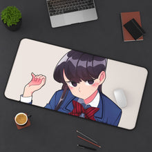 Load image into Gallery viewer, Komi Can&#39;t Communicate Komi Shouko Mouse Pad (Desk Mat) On Desk
