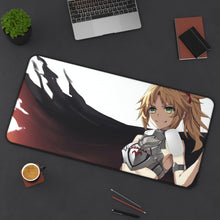Load image into Gallery viewer, Fate/Apocrypha Saber Of Red Mouse Pad (Desk Mat) On Desk
