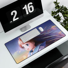 Load image into Gallery viewer, Anime Girl Mouse Pad (Desk Mat) With Laptop
