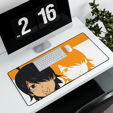 Load image into Gallery viewer, Monogatari (Series) Mouse Pad (Desk Mat) With Laptop
