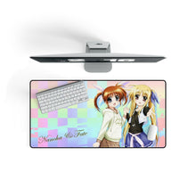 Load image into Gallery viewer, Magical Girl Lyrical Nanoha Mouse Pad (Desk Mat) On Desk
