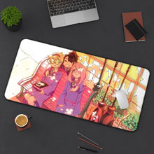 Load image into Gallery viewer, Little Witch Academia Atsuko Kagari, Sucy Manbavaran, Computer Keyboard Pad, Lotte Yanson Mouse Pad (Desk Mat) On Desk
