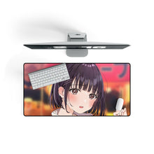 Load image into Gallery viewer, Anime Girl Mouse Pad (Desk Mat) On Desk
