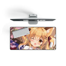 Load image into Gallery viewer, Anime Girl Mouse Pad (Desk Mat) On Desk
