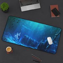 Load image into Gallery viewer, Anime Underwater Mouse Pad (Desk Mat) On Desk
