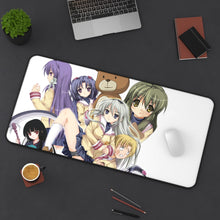 Load image into Gallery viewer, Clannad Tomoyo Sakagami, Kyou Fujibayashi, Fuuko Ibuki, Kotomi Ichinose, Youhei Sunohara Mouse Pad (Desk Mat) On Desk

