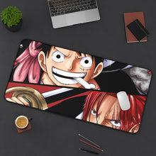 Load image into Gallery viewer, One Piece Monkey D. Luffy Mouse Pad (Desk Mat) On Desk
