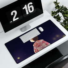 Load image into Gallery viewer, Anime Geisha Mouse Pad (Desk Mat) With Laptop
