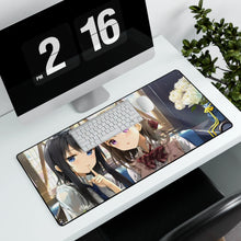 Load image into Gallery viewer, Anime Girl Mouse Pad (Desk Mat) With Laptop
