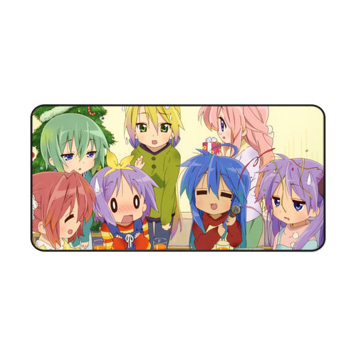 Lucky Star Konata Izumi, Kagami Hiiragi, Tsukasa Hiiragi, Miyuki Takara, Minami Iwasaki Mouse Pad (Desk Mat)