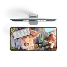 Load image into Gallery viewer, Anime Girl Mouse Pad (Desk Mat) On Desk
