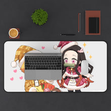 Load image into Gallery viewer, Demon Slayer: Kimetsu no Yaiba Mouse Pad (Desk Mat) With Laptop
