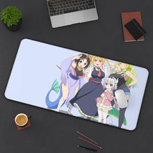 Load image into Gallery viewer, Miss Kobayashi's Dragon Maid Kanna Kamui, Elma, Kobayashi San Chi No Maid Dragon, Quetzalcoatl, Tohru Mouse Pad (Desk Mat) On Desk
